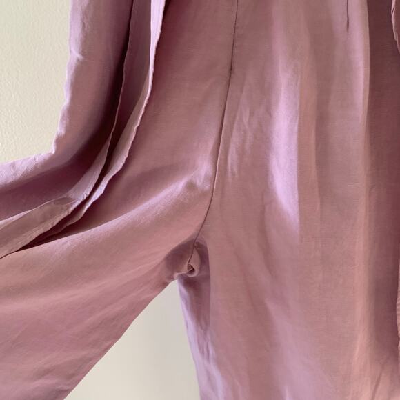 Lavender Greylin Jumpsuit Size Small Purple Linen - Picture 10 of 11